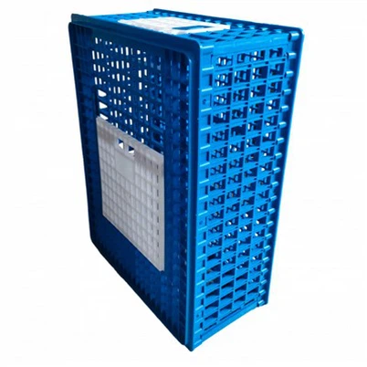 2 Kapılı Plastik Tavuk Taşıma Kasası