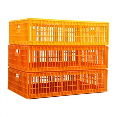 Plastik Canlı Tavuk Taşıma Kutusu